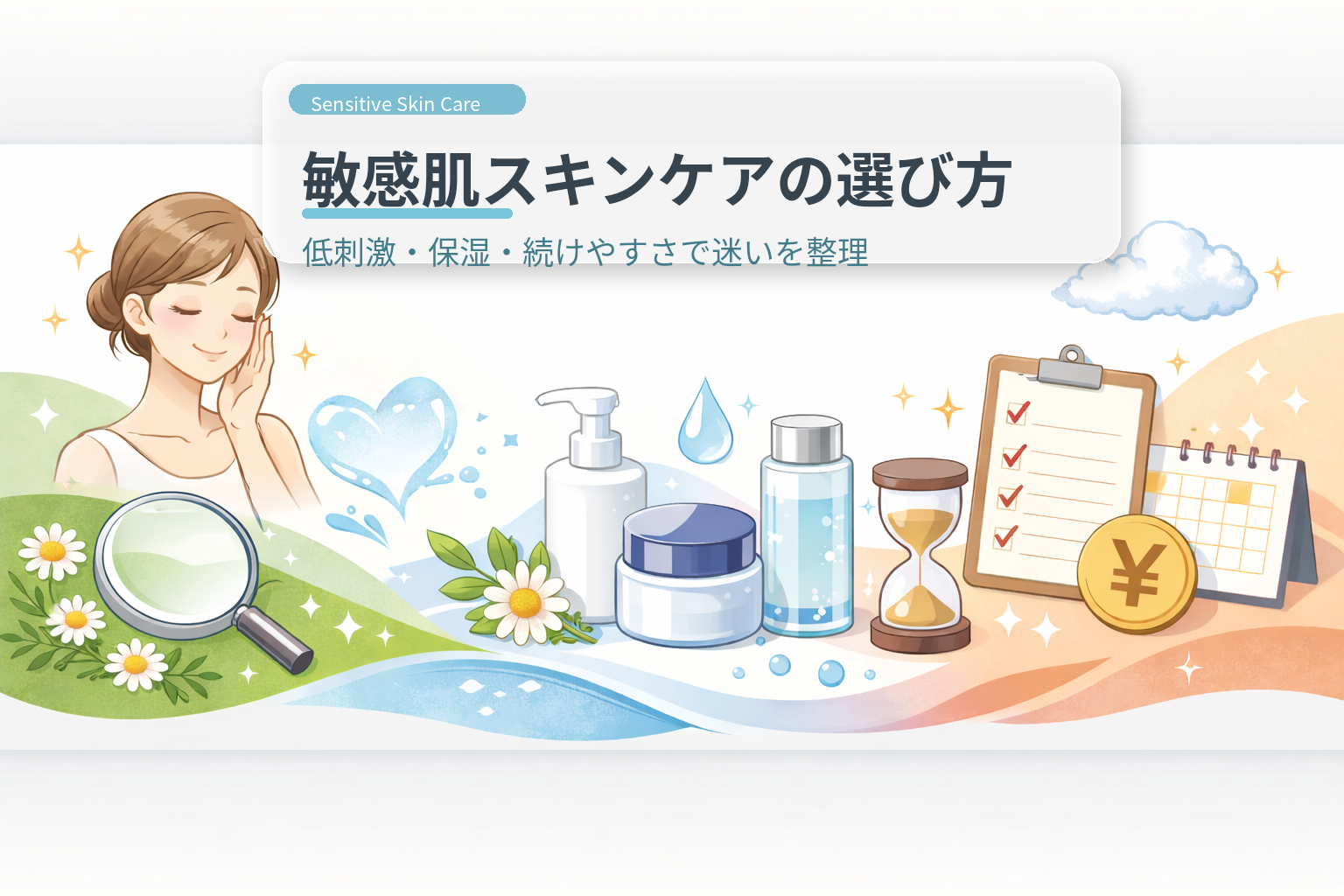 敏感肌向けクレンジングの選び方｜落としすぎを避けたい時の基準